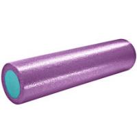 Ролик для йоги полнотелый 2-х цветный (фиолетово/голубой) 60х15см. B31512-7
